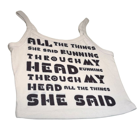 All The Things She Said Tank