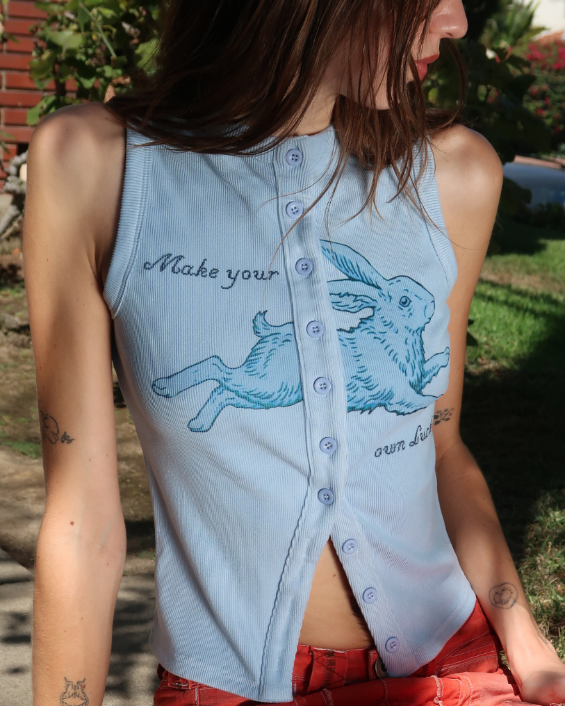 Blue Bunny Tank
