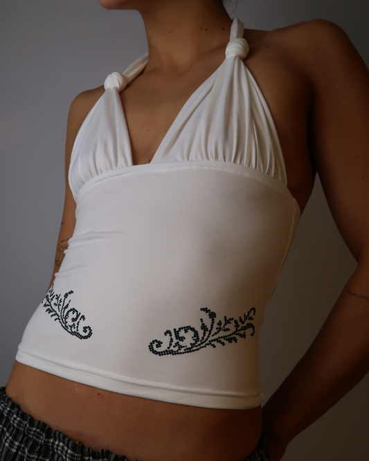 Whimsical Tramp Stamp Halter