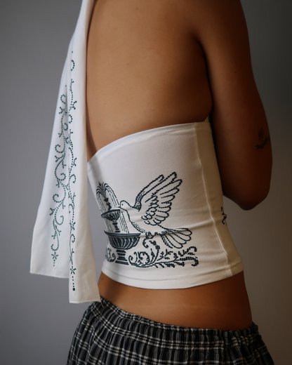Whimsical Tramp Stamp Halter