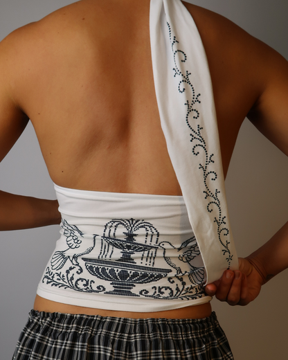 Whimsical Tramp Stamp Halter