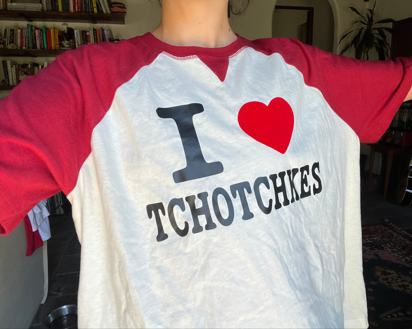 Red Raglan Tee